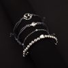 Map Opal Beads Peach Heart Chain Bracelet Four-piece Set