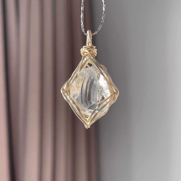 d7e1b368-a93f-4565-b43c-288c3533d9d5.jpg Original Handmade Winding Necklace Pendant Aquamarine Amethyst Gem Grade