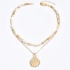 d833d07c-231b-4faa-9258-8c7d10a21340.jpg Simple Metal Shell Pendant Temperament Wild Design Conch Clavicle Chain