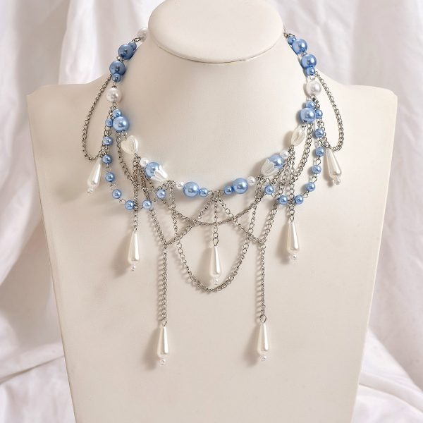 Pendant Necklace Women's Long Clavicle Chain