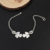 Artificial Miao Silver Ethnic Style Eardrop Frame Diy Bracelet Clover