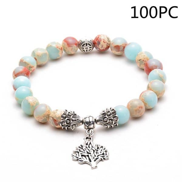 Natural lava volcanic stone bracelet