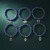 Blue Devil's Eye Bracelet Butterfly Turtle Owl Pendant Resin