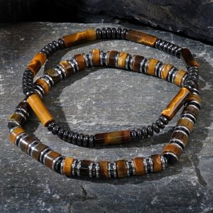 Natural Semi-precious Stone Beads String Men's Bracelet