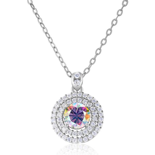 Golden Yellow Necklace Women's Sterling Silver