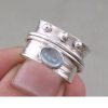 Fashion Natural Gemstone Women's Handmade Ring