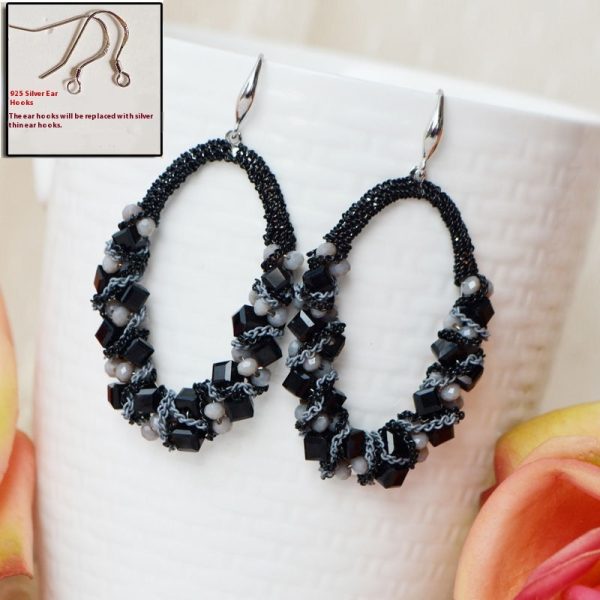 Manmiao Earrings Handmade Tassel Women's Long Personalized Fashion Exquisite Ornaments