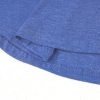 Sky Blue Shirred Shoulder Frilled Cuffs Long Sleeve Top
