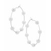 The New Pearl Big Circle Earrings Are Exaggerated