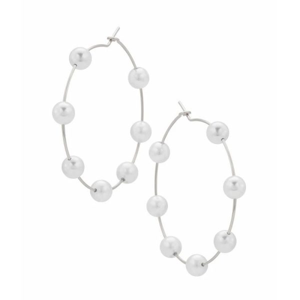 The New Pearl Big Circle Earrings Are Exaggerated