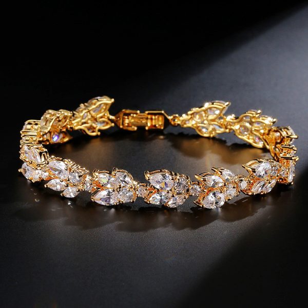Micro Inlaid Zircon Bracelet Women's Special-interest Design