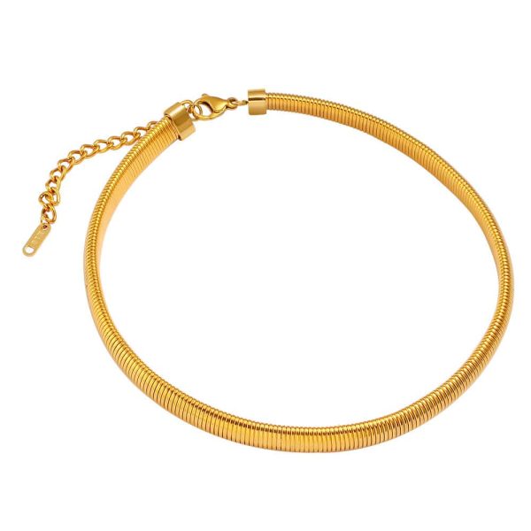 Creative Versatile Antique Ring Stripe Twin Collar