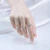 Natural Elongated Stone Key Ring