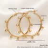 Fashion Elegant Circle Metal Earrings