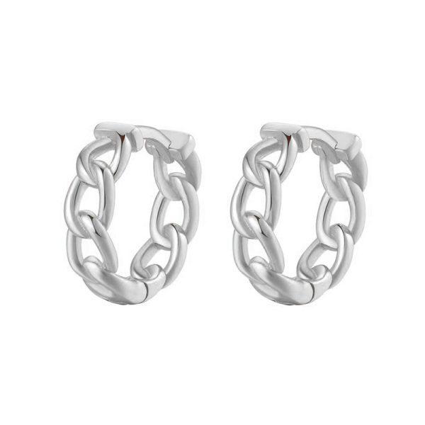 Golden Geometric Cold Wind Small Circle Ring
