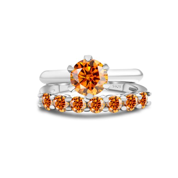 S925 Sterling Silver Moissanite Ring Wear