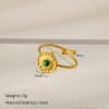 Fashion Natural Stone Turquoise Ring