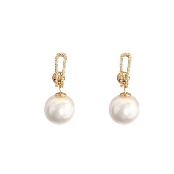 Multiple Ways To Wear Pearl Earrings Eardrops Women's Exquisite