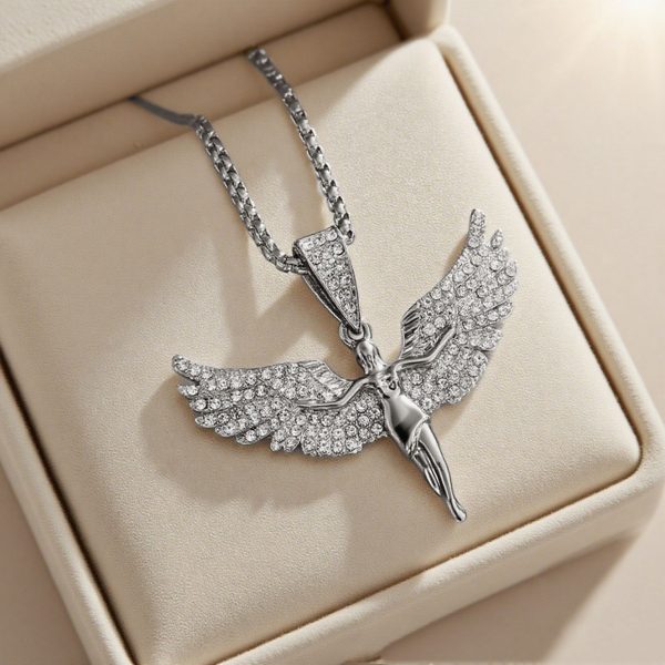Personality Diamond Stud Men's And Women's Light Luxury Necklace