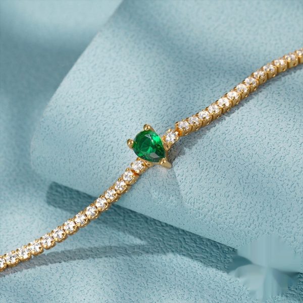Colorful Crystals Women's Tennis Diamond Bracelet