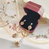 Shining Asymmetrical Rhinestone Drop Earrings