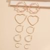VAlloy Geometric Earrings 5 Piece Set Fashion