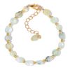 Accompanying Stone Beads Bracelet Women's Irregular Stone Lobster Buckle