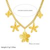 dc4334ff-9390-4254-80c5-7de987ce653a.jpg New Entry Lux Elegant Gold-plated Stainless Steel Five Petal Flower Necklace For Women