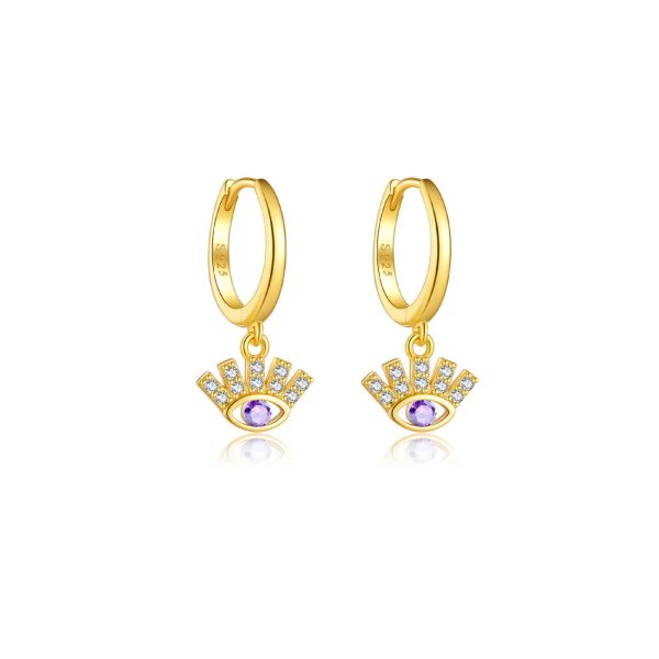 Personality Devil Eye Drop Earrings