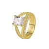 European And American Simple Special Interest Light Luxury Design Sense All-match Ring Women