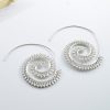 Personalized Circle Spiral Ear Clip