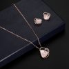 Two-piece Fashion Necklace And Earrings Bridal Banquet Jewelry Set