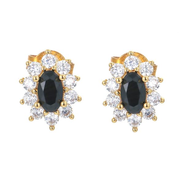 Women's Fashion Simple Micro-set Zirconia Earbone Studs