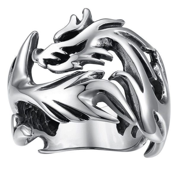 Chinese Style Luminous Dragon Pattern Ring