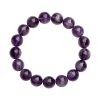 Natural Feather Amethyst Snow Mountain Purple Scattered Beads Bracelet