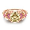 925 Sterling Silver 2 Karat Zircon Ring For Women
