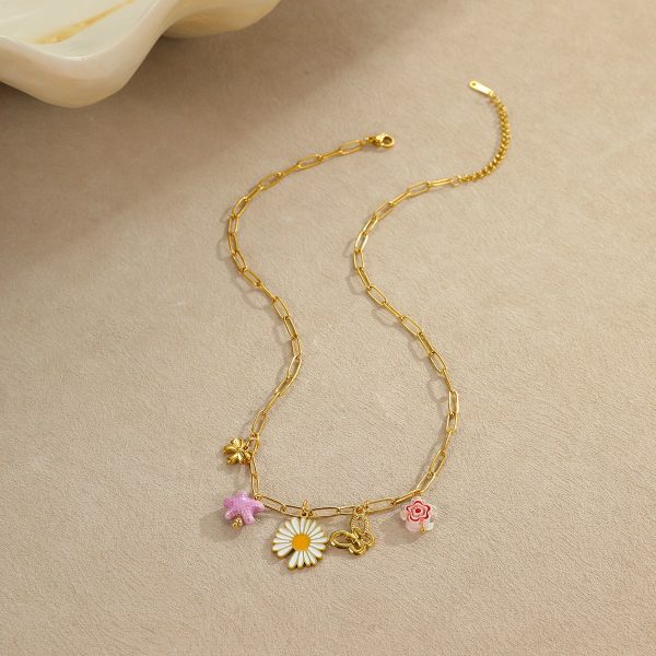 Ocean Style Pendant Stainless Steel Women's Necklace