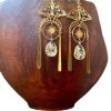 Boho Oleoresin Crystal Drop Earrings