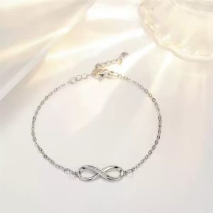 Mobius Strip Diamond Ring Push-pull Bracelet