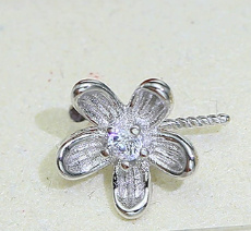 Sterling Silver Pearl Empty Holder Pendant Silver Ring Holder