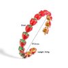 Fruit Strawberry Ornamental Bracelet Women