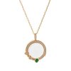 Retro Personalized Photo Box Pendant Items Can Be Opened Transparent Necklace