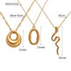 deda6a71-a698-4b8e-87be-da084d35cf76.jpg Popular Geometric Irregular Glossy Ring Snake Pendant Clavicle Chain