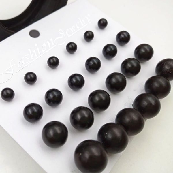 Women's Fashion Simple Pearl Earrings Set