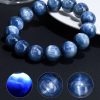 Natural Old Mine Blue Crystal Ball Bracelet