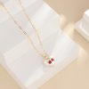 Temperament Girlish Heart Necklace FHearts Fruit Pendant