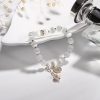 Opal Heart Lock Bracelet For Women
