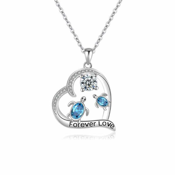 Love Turtle Animal Light Luxury Temperament Gorgeous Full Diamond Necklace