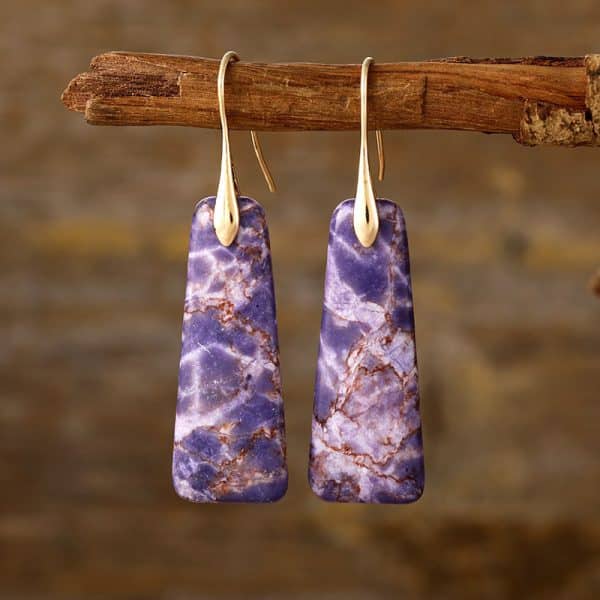 Bohemian Natural Stone Earrings