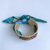 French Retro Color Scarf Bracelet